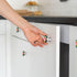Youyole 10 Pcs Dresser Crystal Knobs, 30mm Glass Pull for Cabinets and Drawers, Fresh Style Knobs for Dresser Drawers