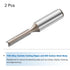 2pcs 1/2 Inch 9/32" 2 1.18 Inch YG6 HARFINGTON Straight Router Bit Shank Cutting Dia, Flutes Cutting Length Carbide