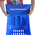 Eamay Chairback Buddy Pockets Chart - Kids School Supplies, Seat Storage Organizer for Classroom Chairs (Blue and Red)