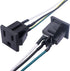 weideer 3Pcs 3 Pins US Power Socket Plug Panel, 15A 125V AC Panel Mount Outlet with 18AWG Connection