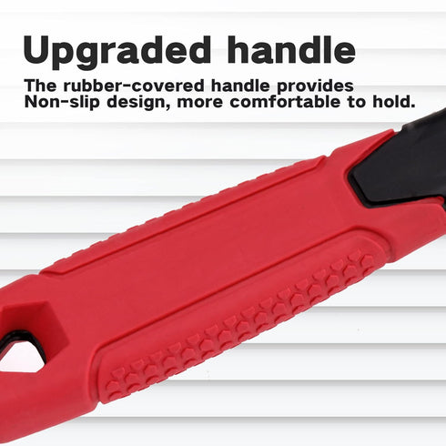 Vinyl Siding Removal Tool with Extra Long Handle, Steel Blade, Non-Slip Grip for Installation and Removal