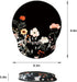 Mouse Pad with Wrist Support, Ergonomic Memory Foam Cushion, Non-slip Rubber Base Gaming Pad for Home Office Computer