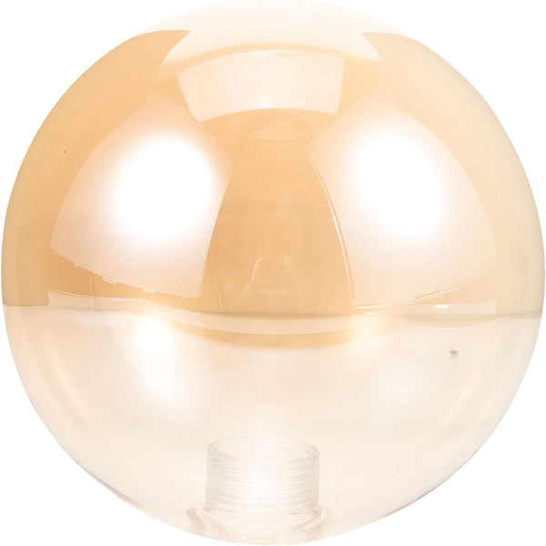Angoily Amber Glass Ball Lampshade Replacement 4.72 Inch Decorative Globe Light Cover