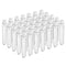 Joyclub 50pcs 12x100mm Clear Plastic Test Tubes with Caps for Scientific Experiments, Halloween, Christmas Party
