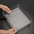 BTSKY Clear Acrylic Desk Tray Organizer for A4 File, Elegant Letter Size, Magazine Files, Office Storage Basket