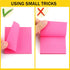 Sticky Notes 3x3, Bright Colors Self-Stick Notes, 8 Pads, 80 Sheets/Pad (Rose Red)
