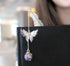 Toirxarn Silver Feather Bookmark with Butterfly Pendant & Gift Box, Elegant Gift for Women, Moms & Teachers
