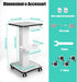 WXLTSGM 3-Tier Beauty Rolling Cart with Storage Trays,Rolling Cart Moveable Esthetician Machine, Tattoo Table Work