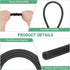 5/32"(4mm) 9/32"(7mm) 11ft(3.5 M METERXITY Silicone Tubing, ID x OD Silicone Rubber Vacuum Tube, M) High Temp Water Air