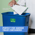Recycling Labels with Recycle Symbol (3 x 2 inch, Green - 300 Labels) for Trash Cans, Containers or Walls
