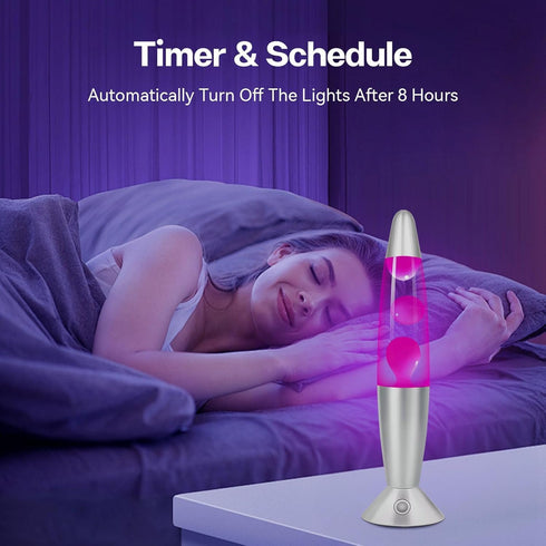 17 16 inches Color Changing Liquid Motion Lamp with Remote: Large LED Night Lights, Christmas Gifts Table Lamp