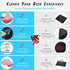 Office Mousepad with Gel Wrist Support, Ergonomic Gaming Desktop Pad, Gamepad Design, Non-Slip Rubber Base