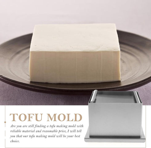 Uonlytech Stainless Steel Tofu Maker - Compact DIY Bean Curd Press for Homemade Tofu