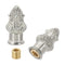 PATIKIL 33 x 16mm Lamp Finials Caps Knob, 2 Set Solid Lamp Shade
