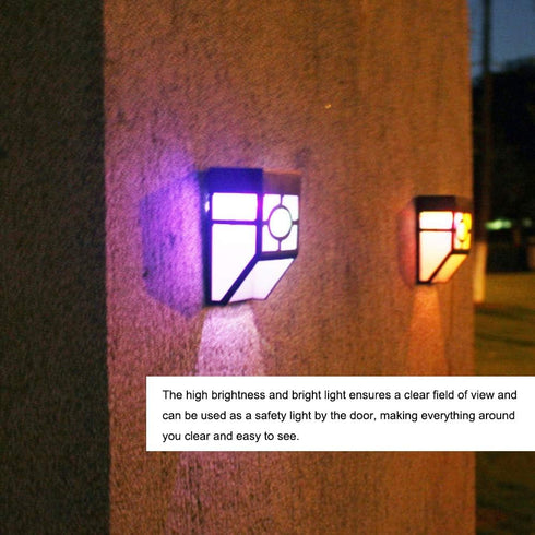 Gavigain Solar Lights Outdoor Waterproof, Outdoor Lamp Solar Wall Sconces Lights Outdoor Wall Light Outdoor Rainproof