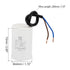 PATIKIL CBB60 25uf Running Capacitor,2Pcs AC 450V 2 Wires 50/60Hz Cylinder 72x44mm for Water Pumps, Washing Machines Motor Start