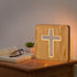 3D Lampeez Jesus Cross Wooden Lamp Novelty Night Light Illusion lamp for Kids, Kids Decoration Lamp USB Power Bedroom