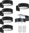 Arixinks 6pcs Wall Picture Light Battery Operated, Painting Light with Remote, Wall Picture