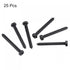 uxcell Hex Lag Screws 1/4" x 2" Carbon Steel Phillips Head, 25pcs Self-Tapping Bolts for Deck Building