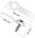 200 200 10 mm 3528/5050 Mudder Pieces LED Strip Light Clips Mounting Bracket Fixing, One Side Fixing Clips with Pieces