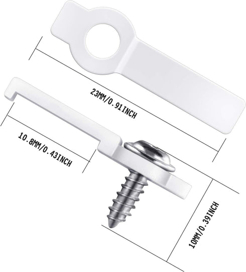 300 10 mm 3528/5050 Mudder Pieces Strip Light Mounting Brackets, LED Strips Lights Clips, One Side Fixing Clips