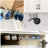 10Pcs White Screw-in Hanging Ceiling Hooks - Vinyl Coated Heavy Duty Hooks for Plants, Lights, Mugs, Indoor Outdoor