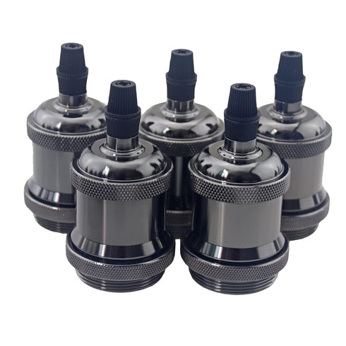 5pcs E26 Bulb E26 E27 Bulb Bulbs 5pcs) REXTiN Vintage Lamp Socket Pendant Socket Vintage Holders Ceramic for DIY