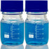 Karter Scientific 100ml Borosilicate Glass Round Media Storage Bottles with GL45 Screw Cap, Pack of 2