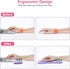 MOSISO Wrist Rest Support for Mouse Pad & Keyboard Set, Ergonomic Non-Slip Base Cushion with Neoprene Cloth & Raised