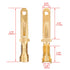 Baomain 0.11" Male Spade Quick Splice Crimp Terminals, 2.8mm Non Insulated Pack of 100