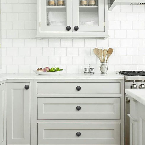 Ravinte 1 Pack Matte Black Kitchen Cabinet Knobs, Dresser Drawer Pulls, Zinc Door Knobs for Dresser Drawers