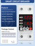 DIHOOL Smart Circuit Breaker with Adjustable Current, Voltage Protector 110V 240V High or Low Voltage Cutoff
