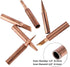 Yakamoz 12Pcs Soldering Tips Kit 900M Lead-Free Copper Solder Iron Tip Replacement Accessories for Solder Station