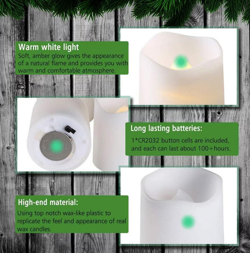 SHYMERY Flameless Votive Candles - 24 Pack, 200+ Hour Battery Operated LED Tea Lights for Wedding and Christmas