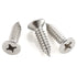 #8 x 1 Flat Head Sheet Metal Screws - 100 PCS, 304 Stainless Steel 18-8, Self Tapping Wood Screws