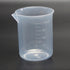 Othmro Measuring Cups 100ml/3.38oz, PP Plastic Graduated Beaker for Lab Kitchen Liquids (4pcs)