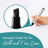 Permanent Markers, Chisel Tip, Black, 12 Count, Quick Drying Ink for Home, Office, School Use