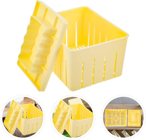 ARTIBETTER Tofu Press Mold Box Kitchen Tool for Homemade Tofu and Cheese DIY Food-grade Plastic with Pressing Plate