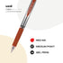 uniball Signo Gel Pen, Retractable, Medium 0.7 mm, Red Ink, Red/Metallic Accents Barrel, Dozen