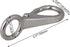 BQLZR Metal Keychains Keyring Holder Organizer, Stainless Snap Hook, 55mm