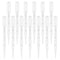 100PCS 3ml Disposable Plastic Pipettes by G2PLUS, Graduated Transfer Pipettes for Science Laboratory