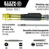 Klein Tools 32613 Multi-Bit Screwdriver, Precision HVAC 3-in-1 Pocket Screwdriver with Phillips, Slotted and Schrader Bits by Klein Tools