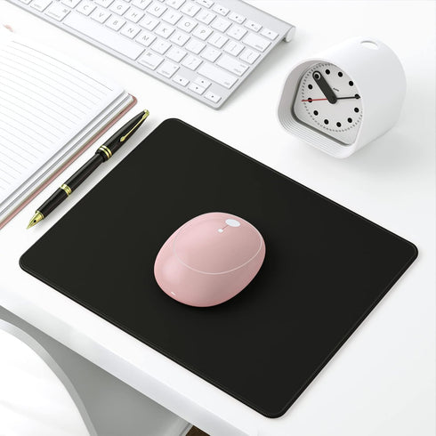 Niniubye 30% 8 10 Inch 5 mm, Mouse Pad, Thicker Black Computer Pad, Anti-Slip Rubber Mouse Mat with Stitched Edges