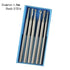 6 Pcs Tungsten Steel Engraving Router Bits, 3/32 Inch Shank Olive Amber Carving Drill Bits for Rotary Tool