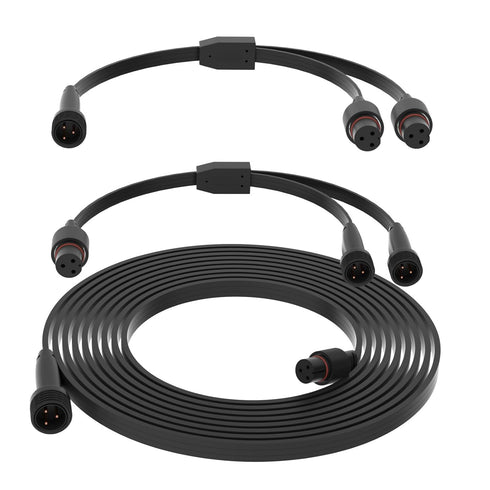 SIWBSYDD 32FT Extension Cable Kit for Govee Permanent Outdoor Lighting,Extension Cable Compatible with
