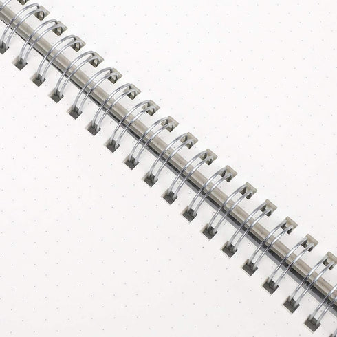 RETTACY Bullet Dotted Journal 2-Pack, B5 Dotted Grid Spiral Notebook, 160 Pages, 100 GSM Premium Paper