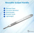 #3, 9-16 Premium Quality Scalpel Handle Stainless Steel (Fits Size Scalpel Blades)