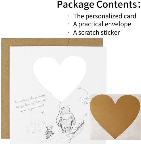 CJ&M Personalised Family Pregnancy Announcement Scratch Card - First Time Parents - New Baby - Surprise Pregnancy
