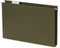 Blue Summit Supplies Legal Hanging File Folders, 25 Pack, 1" Expansion, Standard Green, Includes 1/5 Cut Tab Inserts