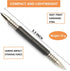 1/16 Dual Head Nail Setter and 3/16 Center Punch, 3500 PSI Striking Force Counter Punch Spring Nail Set
